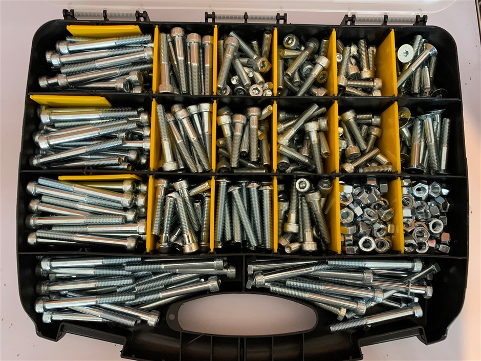 Medium Quality Carry Case with Assorted Bolts