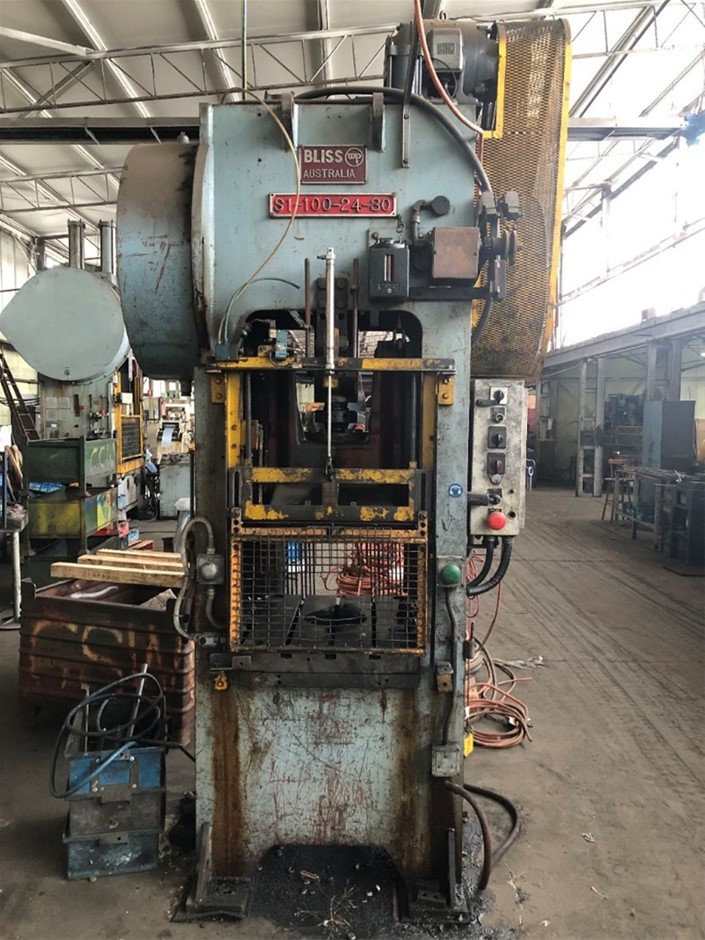 Bliss 100 Ton ‘H’ Frame Press