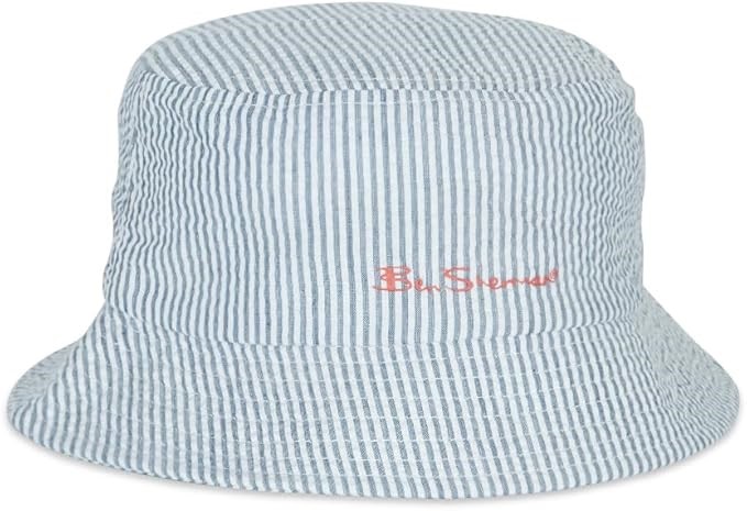 Ben Sherman Men's Seersucker Bucket Hat, Multicolor, One Size