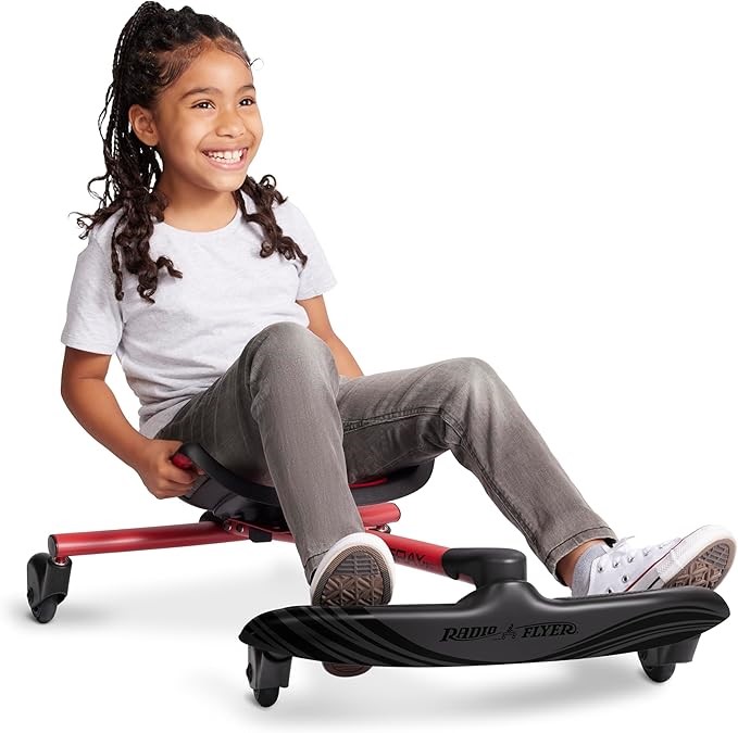 Radio Flyer Stingray Pro, for Ages 3-8, Hands Free, Foot Powered Ride On wi