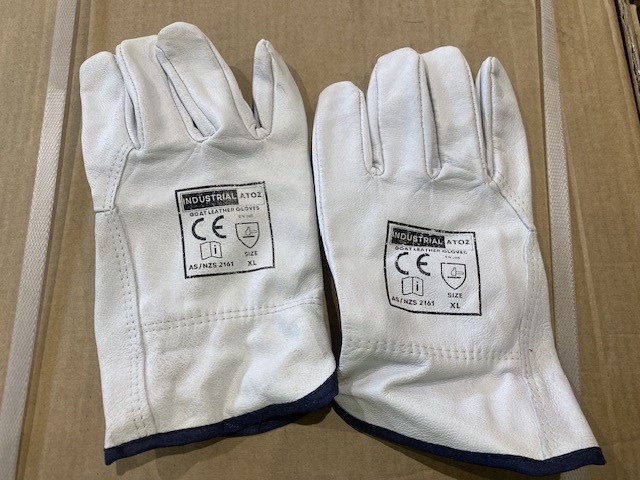 <p>Boxes of Goat Leather Work Gloves x 4</p>