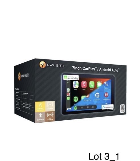 7" Portable CarPlay x2