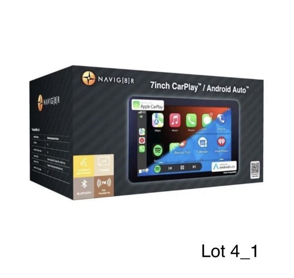 7" Portable CarPlay x2