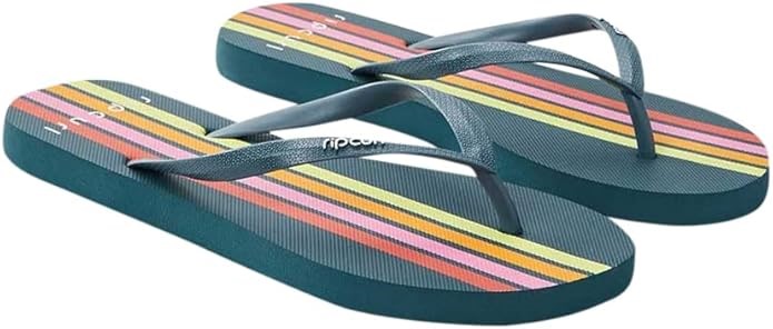 RIP CURL Women's Wave Shapers Slipper, Blue, Size 10 (126WOT). Buyers Note