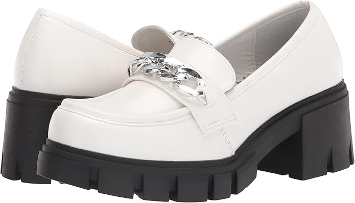 DIRTY LAUNDRY Women's Nirvana Chill Loafer, White, Size US 10/EU41. Buyers