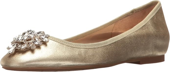 BADGLEY MISCHKA Women's Bianca Ballet Flat, 9.5 M US, Ivory(MP3544).  Buyer