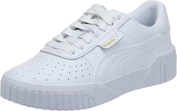 PUMA Women's Cali Sneaker, White/White, Size US 5.5 (369155). Buyers Note