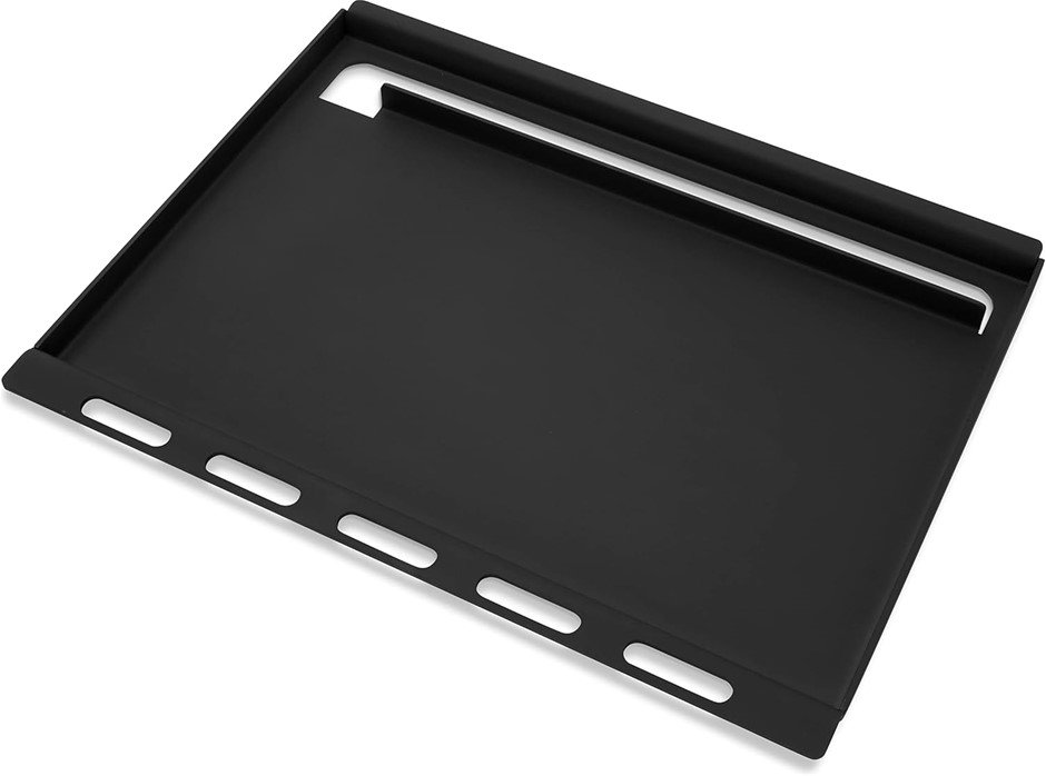 WEBER Full Size Rectangular Griddle, Spirit 300 Series, Carbon Steel, Black