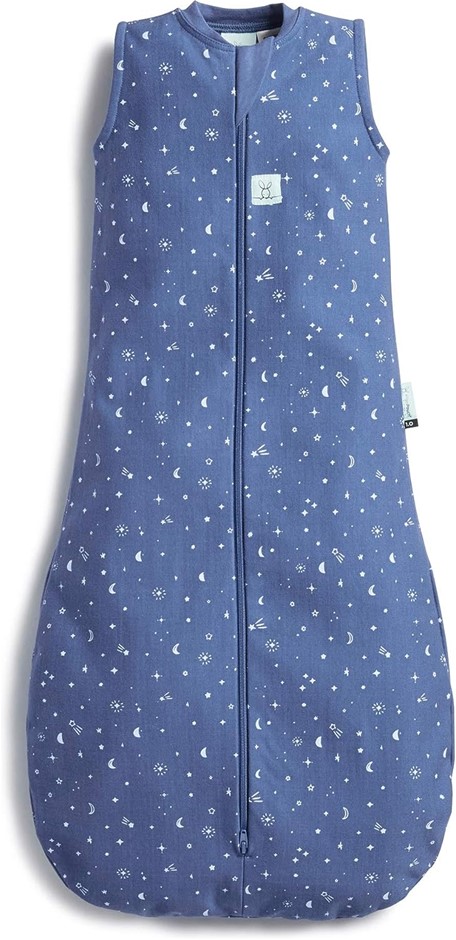 ERGOPOUCH Organic Cotton Jersey Sleeping Bag, 1.0 TOG, for Babies 8-24 Mont