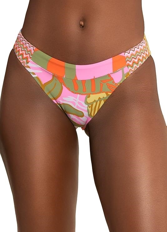 MAAJI Women's Camel Saphira Classic Reversible Bikini Bottom, Size S, Multi
