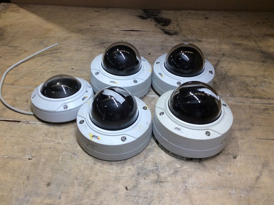 AXIS Mix Model Dome Network Cameras (Lot of 5)
AXIS Mix Model Dome