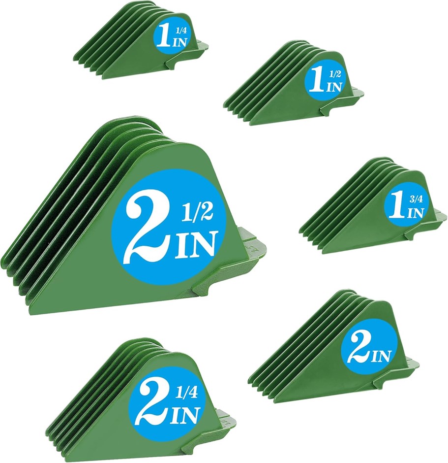 PRIMBARBER Clipper Guards for Wahl 10 12 14 16 18 20 Hair Clipper Guards 6p