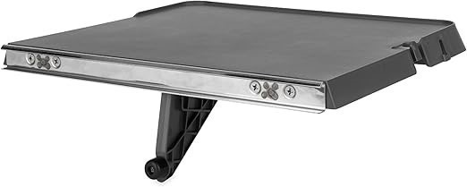 Camco RV Rail Mount Table, 16 ¾-Inches x 12 3/16-Inches | Hangs on Your RV'