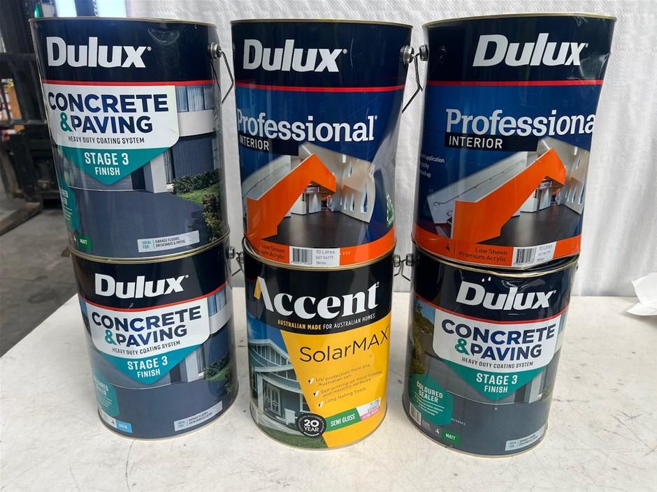 Assorted 10Lt Tins of Paint