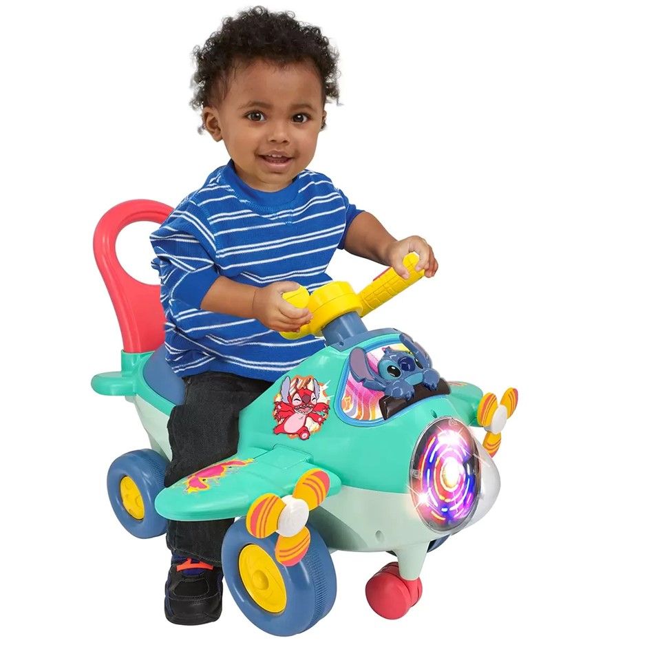 KIDDIELAND Disney Stitch Activity Plane. NB: Not in original packaging, has