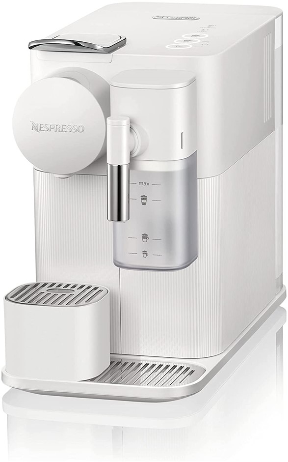 De'Longhi Nespresso Lattissima One, Capsule Coffee Machine, White, EN5010W.