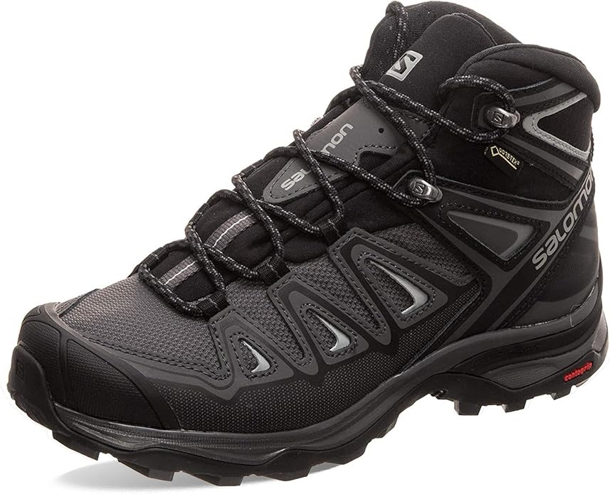 Salomon Women's Ultra 3 Mid GTX Trail Running and Hiking Shoe, Magnet Black
