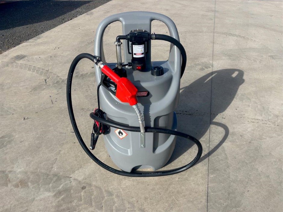 75L Portable Fuel Tank with 12V DC Pump(Unused)