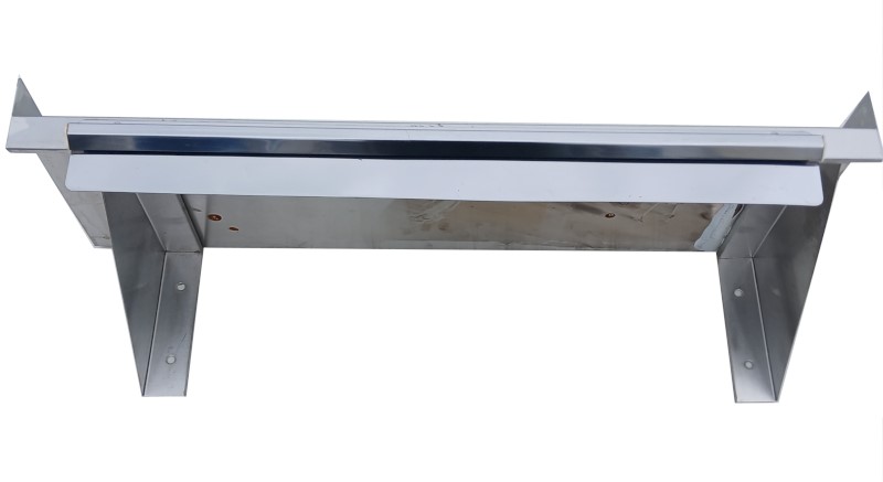 Stainless Steel (304) Shelf with Wall Bracket - 1500L x 300W