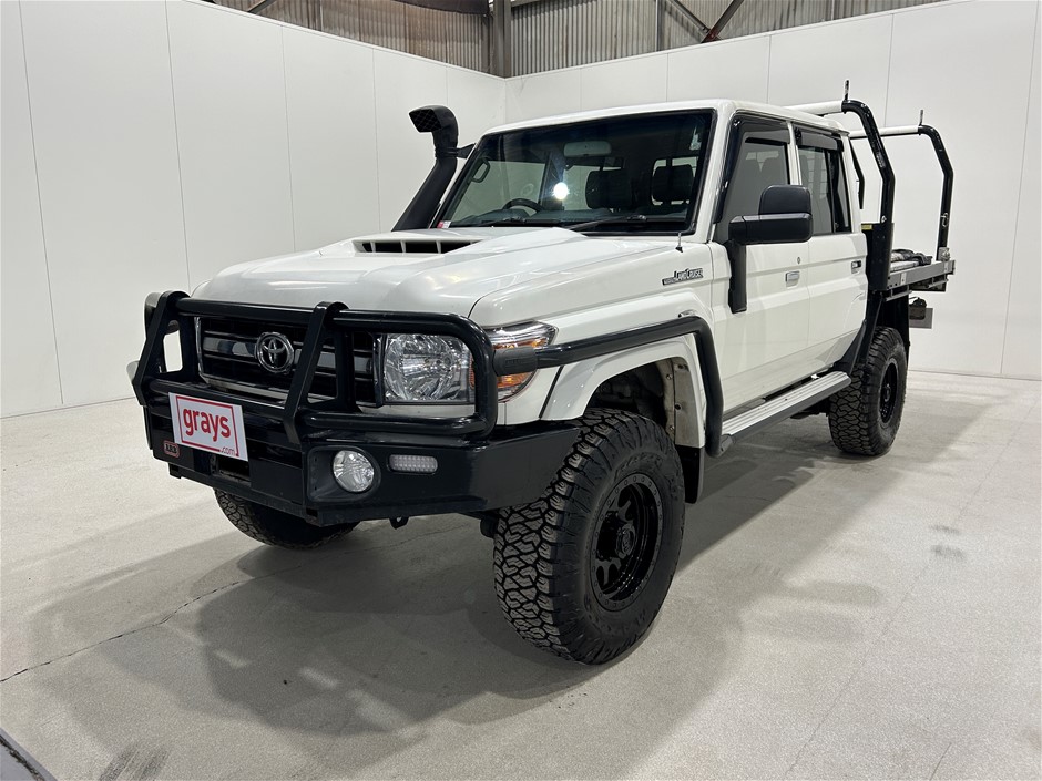 2021 Toyota Landcruiser GXL VDJ79R Turbo Diesel Manual Crew Cab Chassis