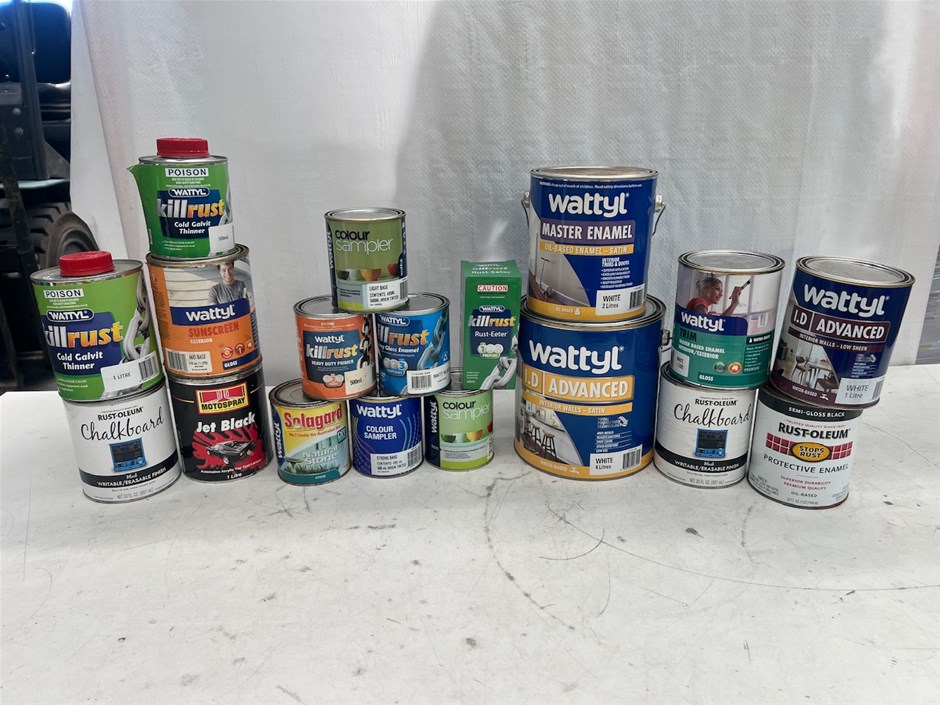 <p>Pallet of Assorted Tins of Paints & Paint products/ Accessories</p>