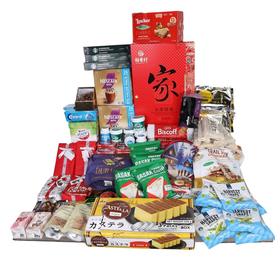 Assorted Food Grocery Products, Incl: NESCAFE, KINDER & More. N.B: Damaged