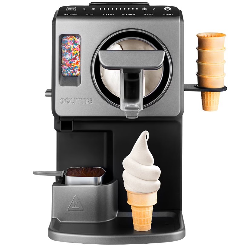 GOURMIA 2 L (2.11 qt.) Automatic Soft Serve Ice Cream and Frozen Drink Make