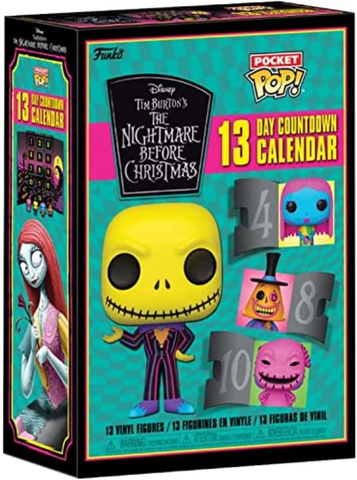 Funko Pop! Advent Calendar: 13 Days - The Nightmare Before Christmas (Black