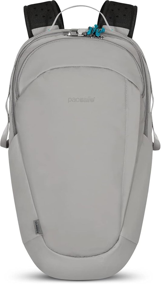 PACSAFE Eco Anti-Theft Backpack, 25L Capacity, Gravity Grey.