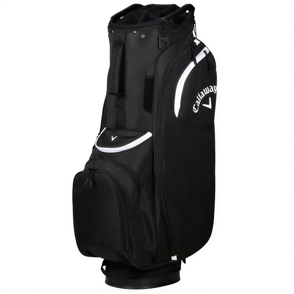 CALLAWAY Premium Cart Bag 2025, 14 Way Top Divider with 7 Pockets, Black NB