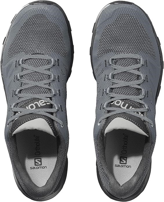 SALOMON Women's Outline GTX Trail Running and Hiking Shoe, Stormy Weather/B