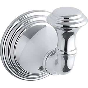 KOHLER K-10555-CP Devonshire Robe Hook, Polished Chrome.
