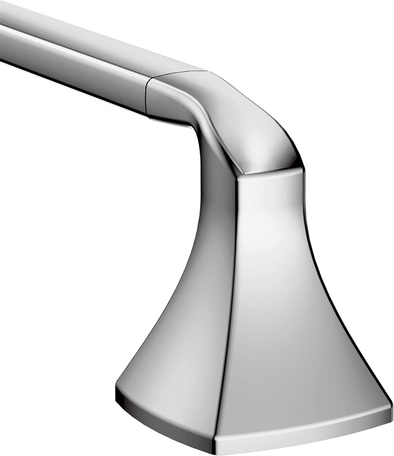 MOEN YB5118CH Voss 18-Inch Single Towel Bar, Chrome.