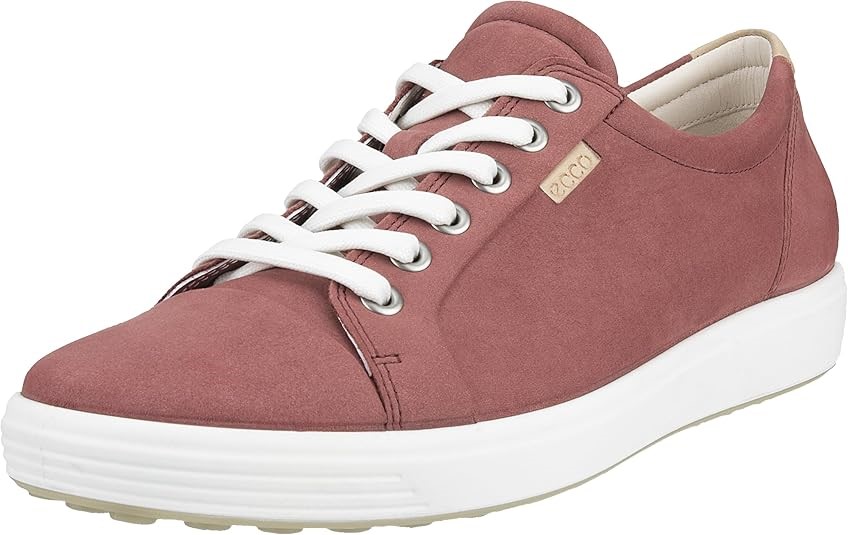 Ecco Women's Soft 7 Sneaker, Petal Trim, EU 39/US 8-8.5. NB: No box