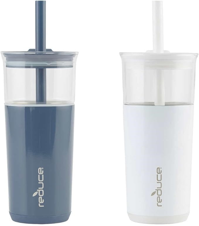 REDUCE Aspen 590ml (20oz) Tumblers, 2-Pack, Vacuum Insulated Glass Tumblers