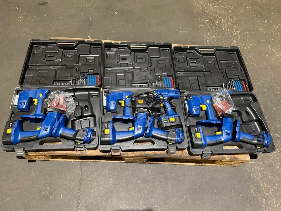 18V Power Tool Set of 4pc x 3 units