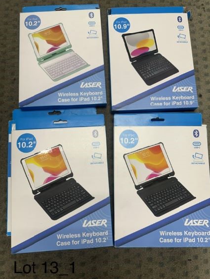 END OF LEASE AUCTION: Wireless Keyboard and case Case 10.9"
