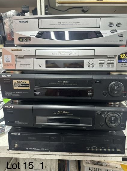 END OF LEASE AUCTION: Sony, Panasonic, Samsung, Teac Video Recorders