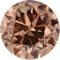 1.04 carat natural fancy yellowish brown round diamond gia certified