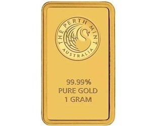1 Gram Perth Mint Gold Bar