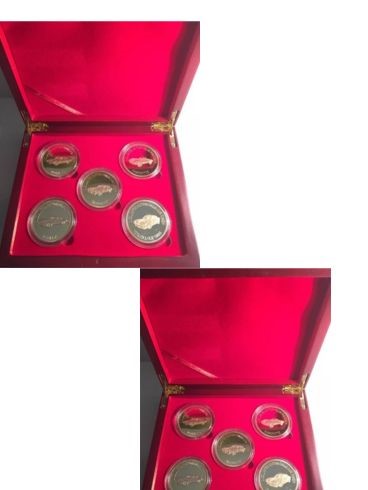 2016 Boxed 5 x 1 oz Muscle Car Series 1 Gold HGE Eddition LTD 1,000 x 2