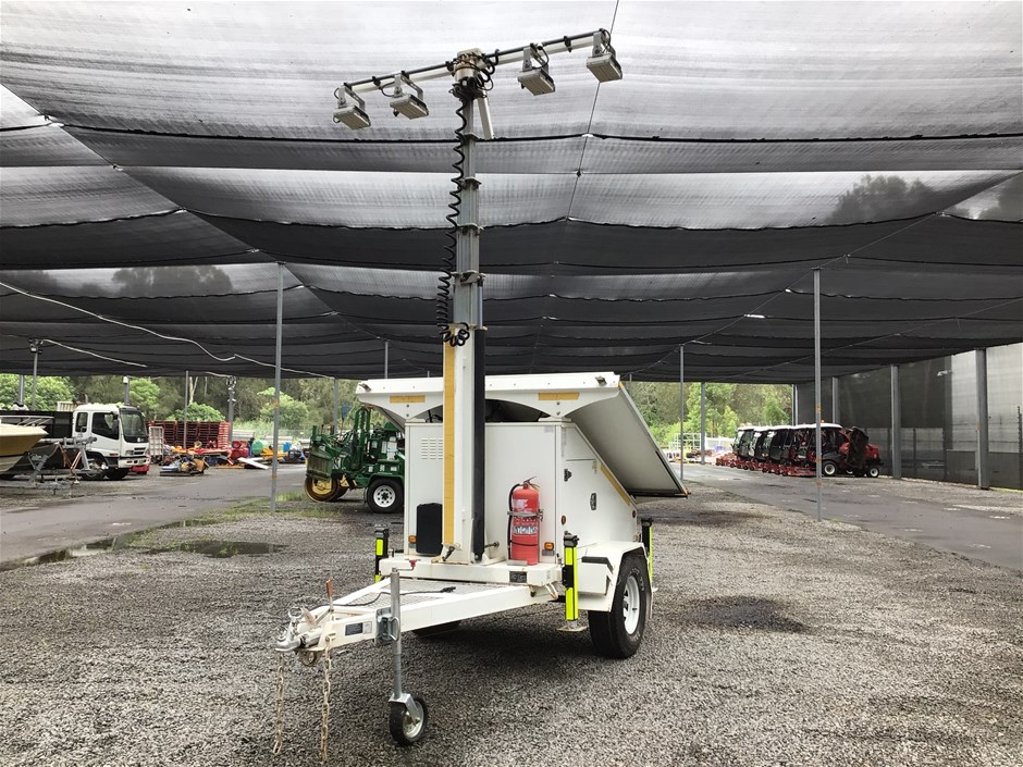 2019 Generators Australia  Box Trailer Single Light Tower Trailer