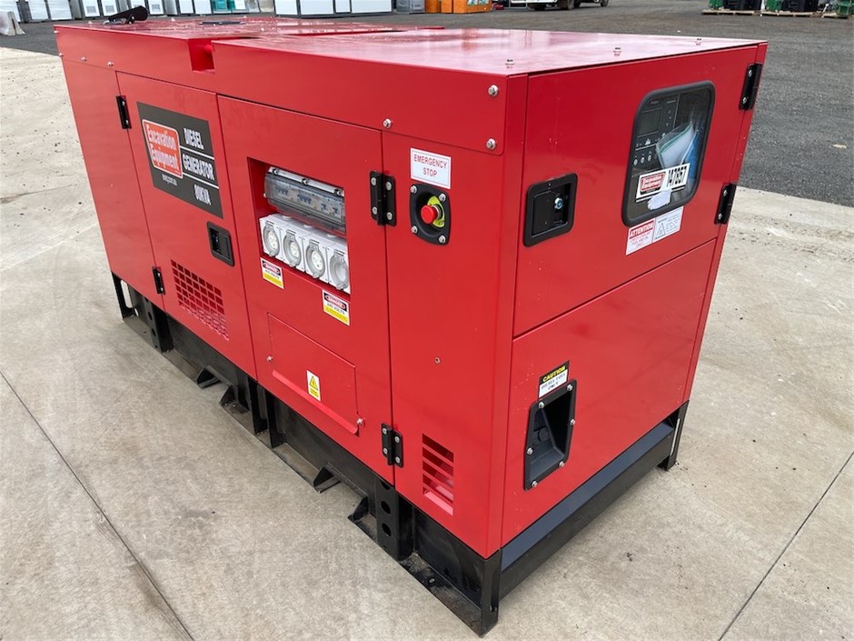 Silenced Diesel Generators Sale - Townsville (Unused)