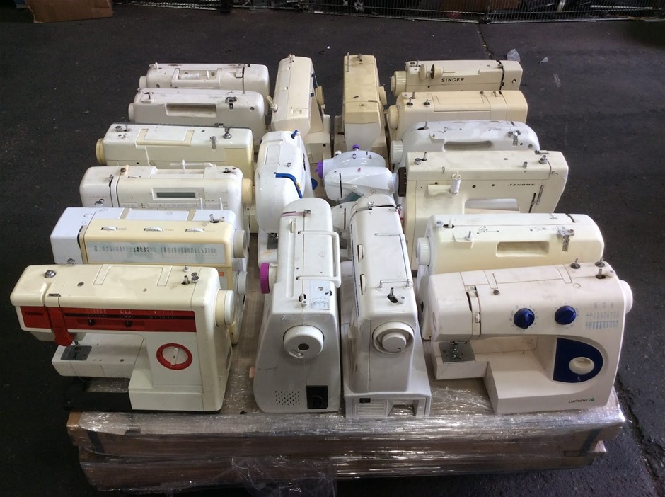 Mixed Brand Sewing Machines Assorted Models (Lot of 20)