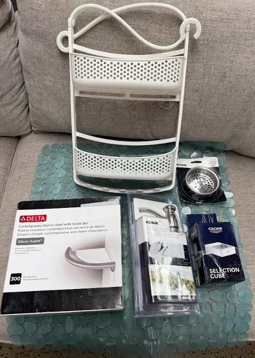 Bathroom Accessories Bundle- Delta, Kohler & Grohe (Brand New!)