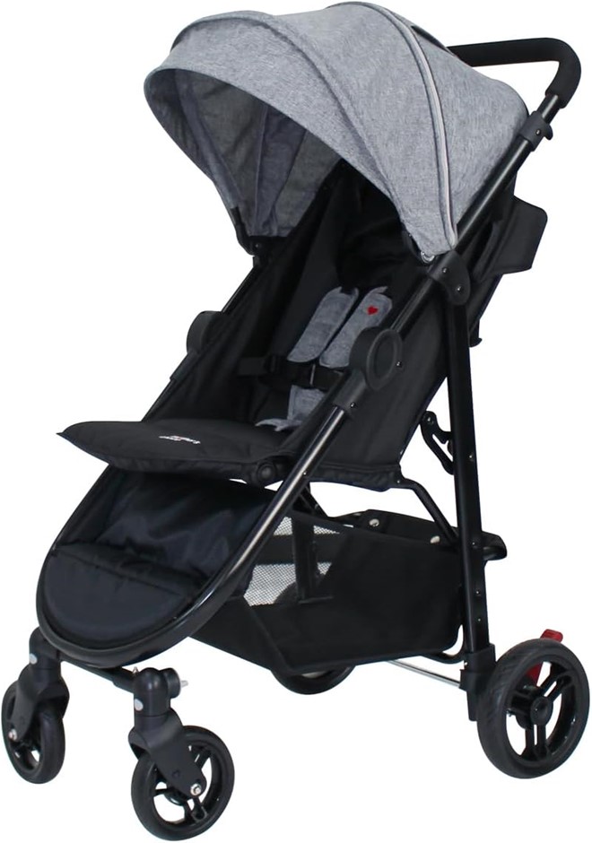 MOTHER'S CHOICE Ava 4-Wheel Stroller -Compact & Lightweight for Parents on