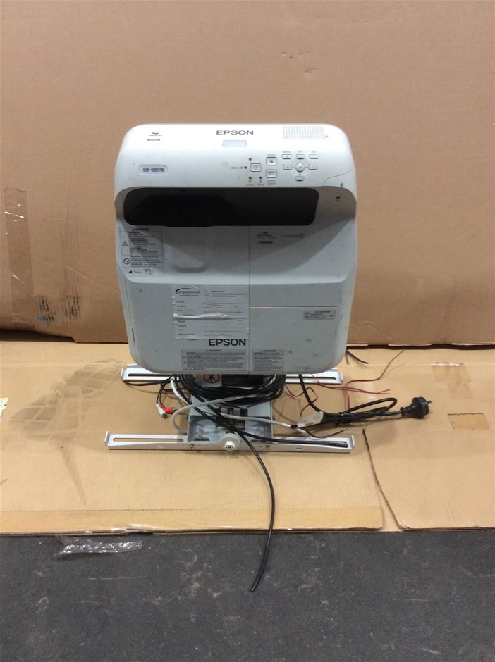 Epson EB-685W Ultra Short Throw Projector + Mounting Bracket