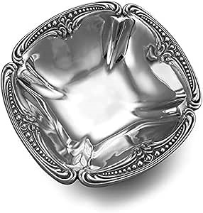 WILTON Armetale Belle Mont Small Square Serving Bowl, 9.25-Inch.