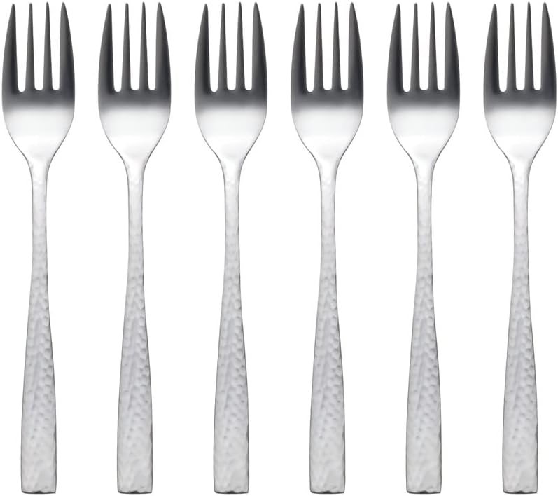 MAXWELL & WILLIAMS Wayland Cake Fork, Stainless Steel, 6pc Set.