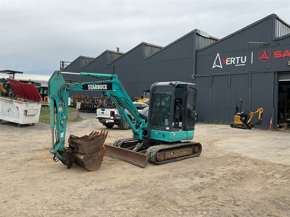 <p>2021 Kobelco SK45SRX - 7 Hydraulic Excavator</p>